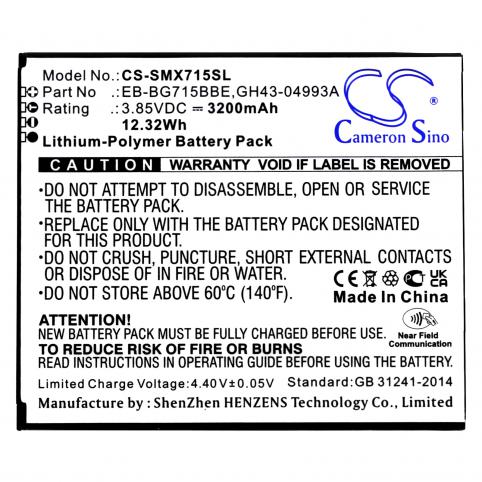 Batteria per telefono samsung eb bg715bbe galaxy xcover pro batteria