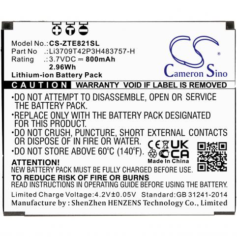 Batteria telefono zte e821