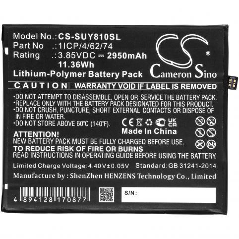 Batteria telefono sugar y8 max