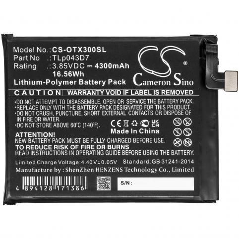 Batteria per telefono alcatel tlp043d7 3x batteria