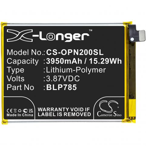 Batteria per telefono oneplus blp785 nord batteria