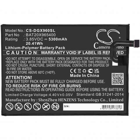 Batteria per telefono doogee bat20x965400 x96 batteria
