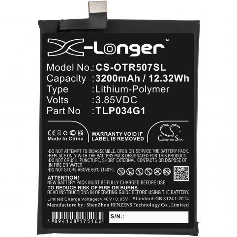 Batteria  alcatel tlp034g1
