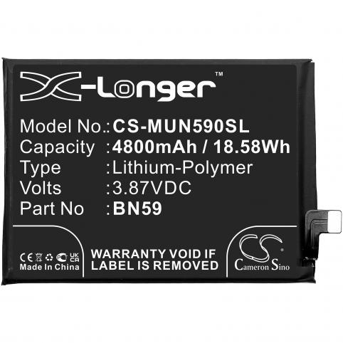 Batteria per telefono xiaomi bn59 redmi note 10 batteria