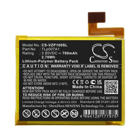 Batteria telefono verizon pvg100eu