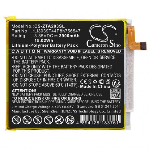 Batteria  zte li3939t44p8h756547