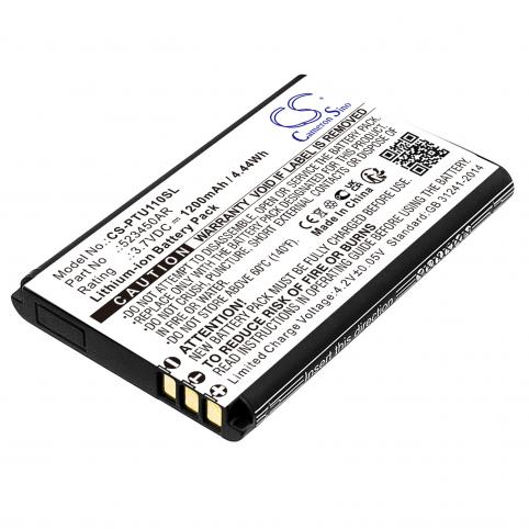 Batteria per telefono panasonic 523450ar kx tu110 batteria