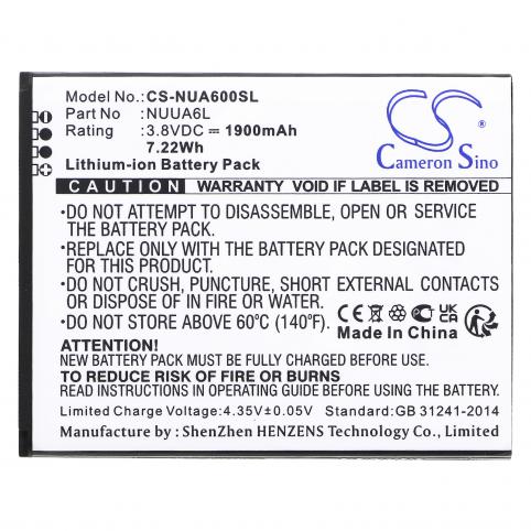 Batteria  nuu nuua6l a6l