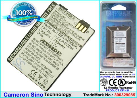 Batteria telefono lg ke800