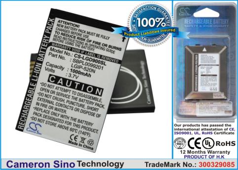 Batteria  lg gd900 , gd900 crystal , bl40 chocolate