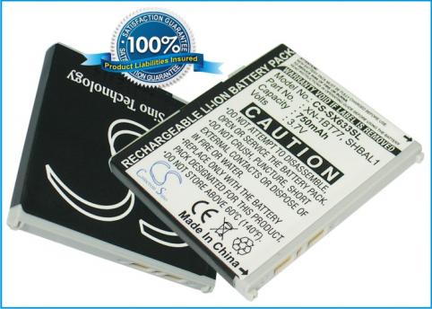 Batteria per telefono sharp 770sh 705sh wx t81 sx633 v770sh sx633a v705sh batteria