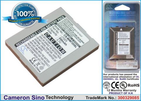 Batteria per telefono mitsubishi m720 m750 do13 m750 m341i batteria