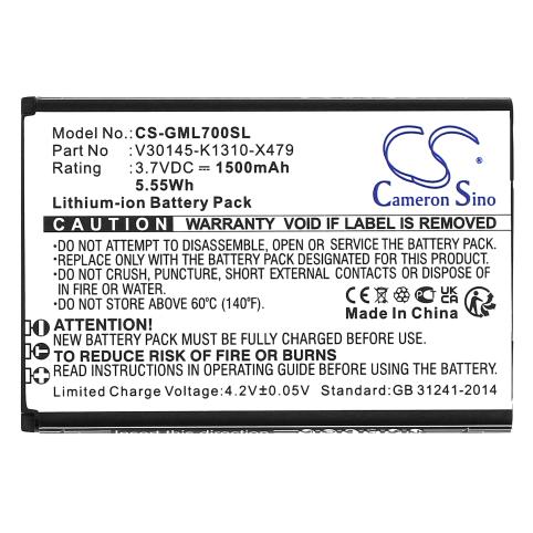Batteria  gigaset v30145-k1310-x479 gl7