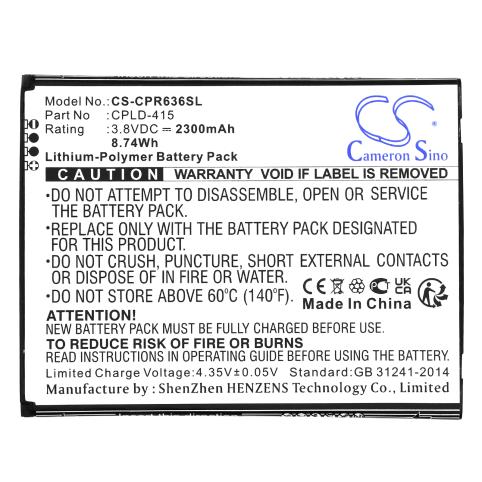 Batteria telefono coolpad splatter