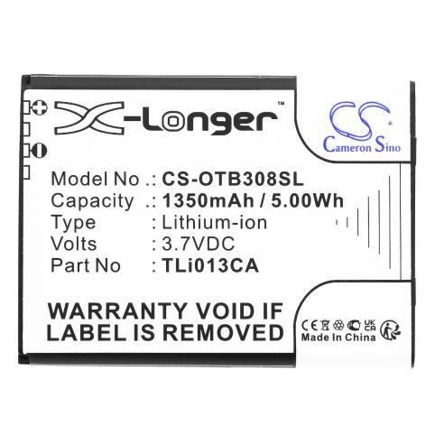 Batteria per telefono alcatel tli013ca onetouch 3082x batteria