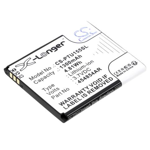 Batteria  panasonic 454854ar kx-tu155