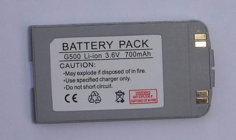 Batteria telefono pantech g500