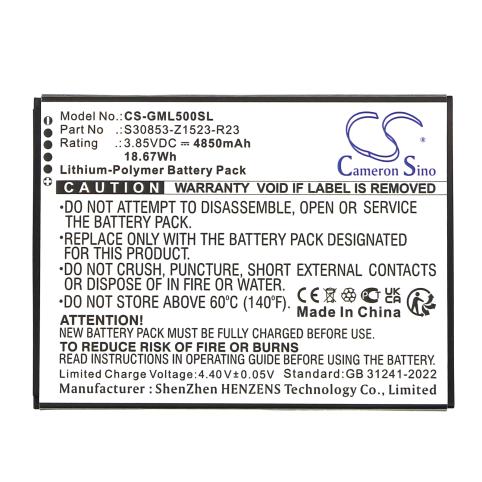 Batteria per telefono gigaset s30853 z1523 r23 gs5 batteria