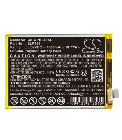 Batteria telefono oppo reno8 t 4g