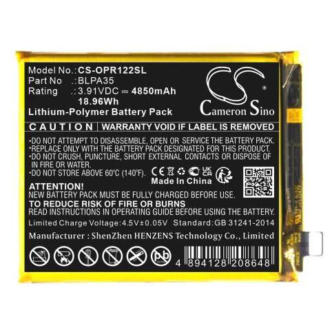 Batteria telefono oppo realme 12 pro plus