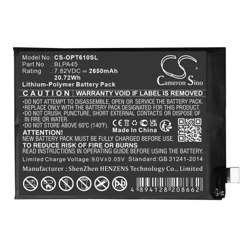 Batteria telefono oppo realme gt neo6 se