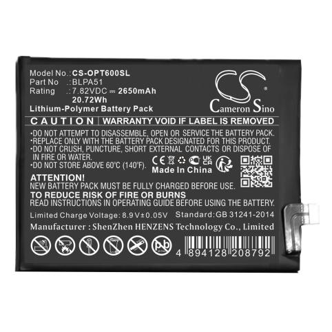 Batteria telefono oppo realme gt 6t