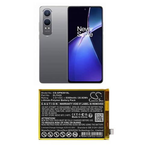 Batteria telefono oneplus nord ce 4 lite 5g