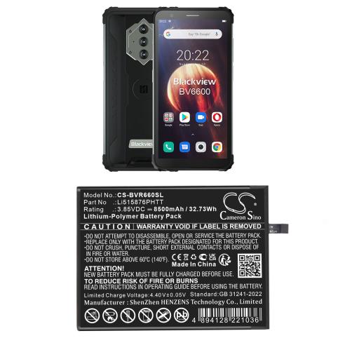 Batteria telefono blackview bv6600