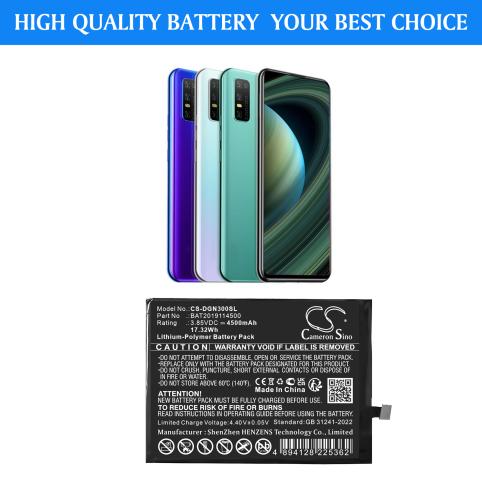 Batteria telefono doogee n30