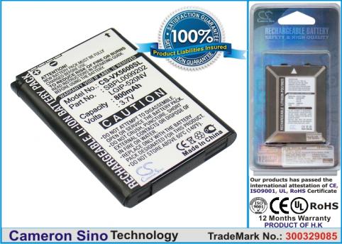 Batteria telefono lg extravert