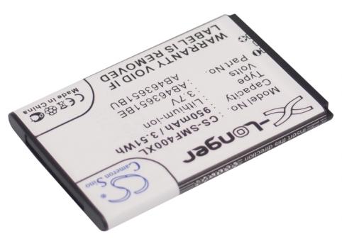 Batteria  samsung haute capacitée sgh-f400 , sgh-f408 , gt-m7500 , gt-m7500 emp