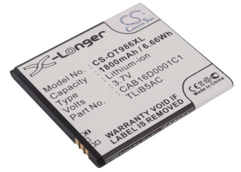 Batteria per telefono alcatel batteria ak47