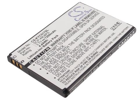 Batteria telefono qualcomm kyocera rise c5156