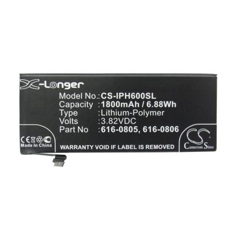 Batteria  apple haute capacitée 616-0805 apple iphone 6