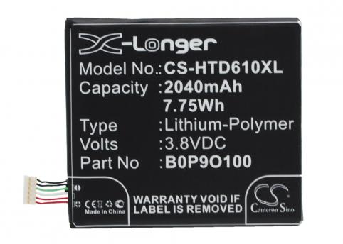 Batteria per telefono htc b0p9o100 desire 610 batteria