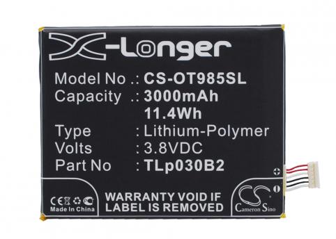 Batteria telefono alcatel ot 985n