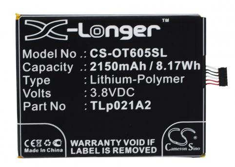 Batteria telefono alcatel ot 6050