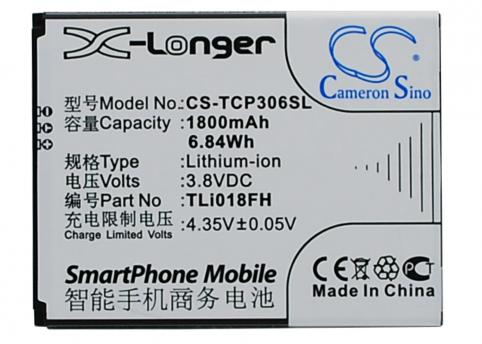 Batteria telefono tcl p306w