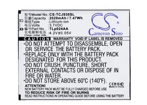 Batteria telefono tcl j936d