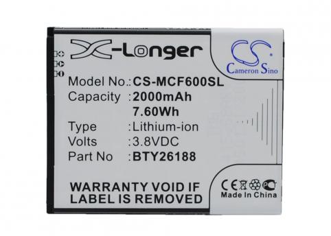 Batteria telefono mobistel cynus f6
