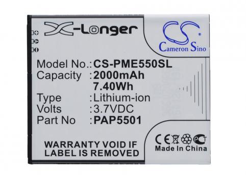 Batteria telefono prestigio multiphone 5501 duo