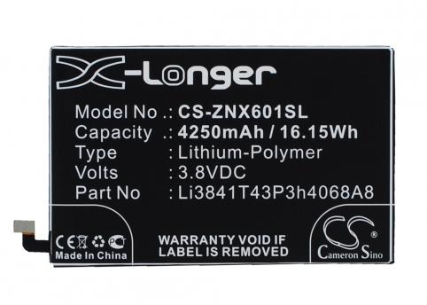 Batteria telefono zte nubia x6