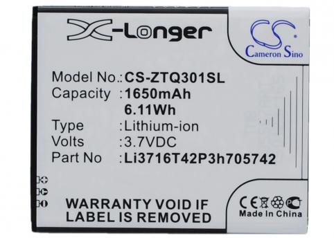 Batteria telefono zte q301c