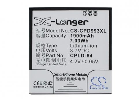 Batteria  coolpad haute capacitée cpld-64 9930