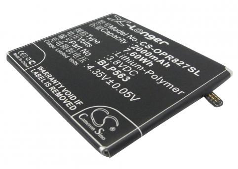 Batteria telefono oppo r827