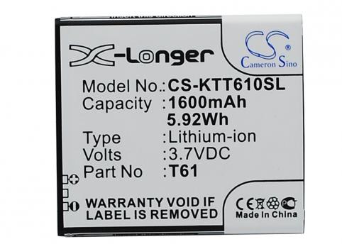Batteria telefono k touch t61