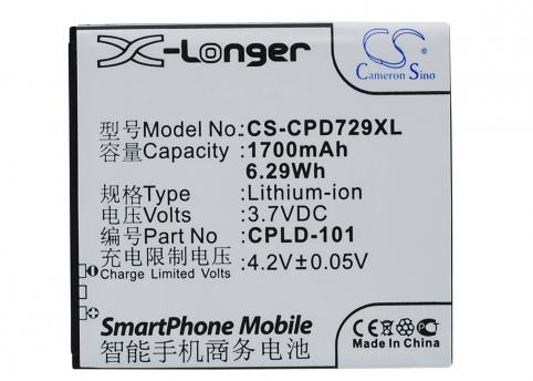Batteria  coolpad haute capacitée cpld-101 7290