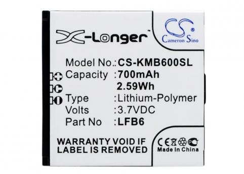 Batteria telefono kazam life b6