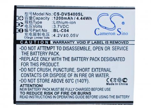 Batteria telefono doov isuper s1