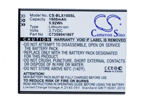 Batteria telefono blu life play x